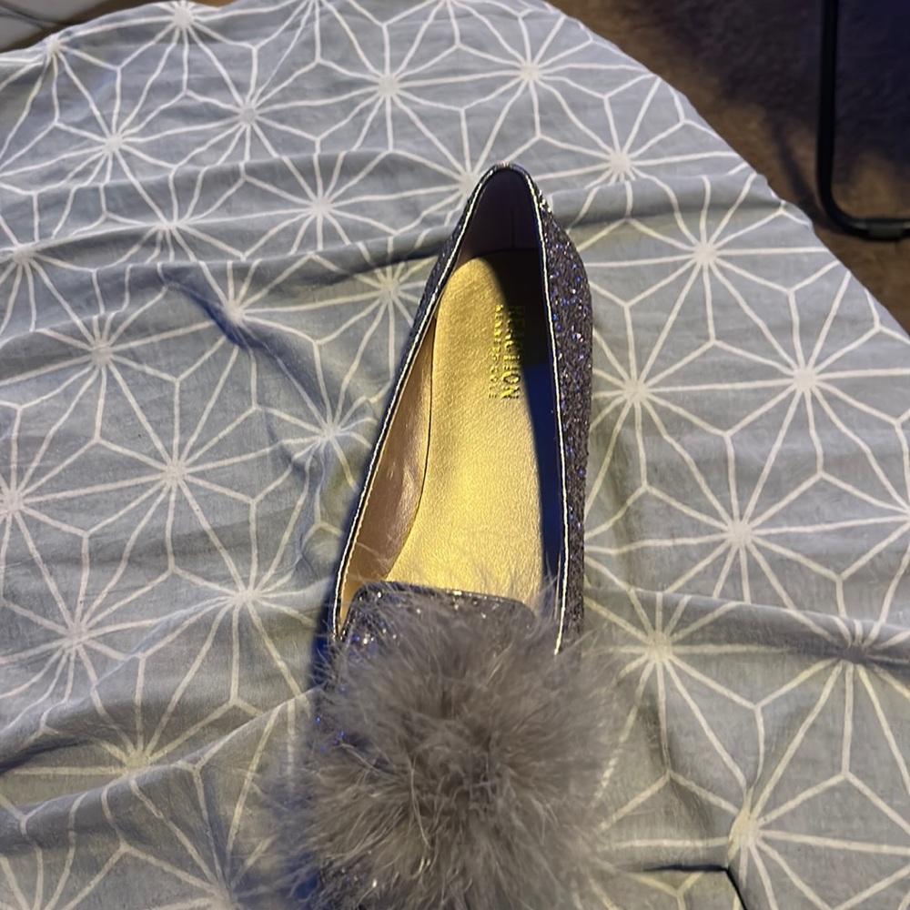 Never worn kenneth cole glitter slides